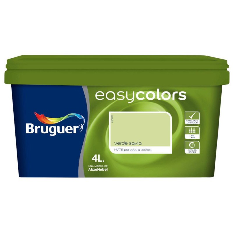 PINTURA VERDE SAVIA EASY COLORS BRUGUER